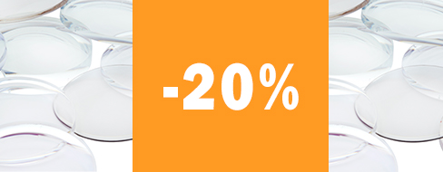 -20% на очковые линзы